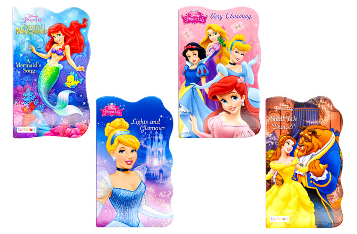 SHAPED BOARD BOOK (5" X 8") (DISNEY® PRINCESS)