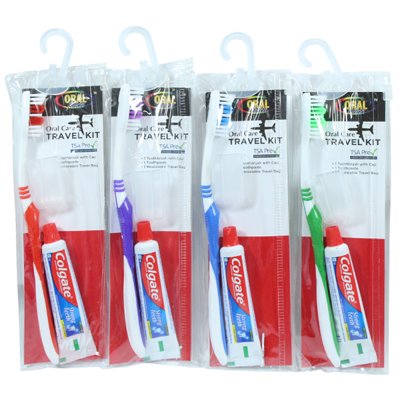 Oral Fusion Travel Kit w/ 2 Toothpastes
