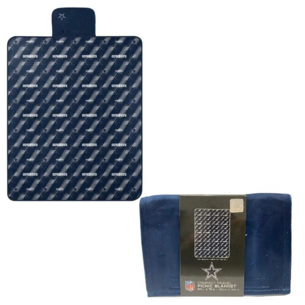 Oversized Picnic Travel Blanket 60"x72"- Dallas Cowboys