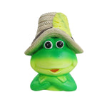 Ceramic Frog with Beach Hat
