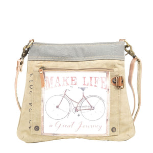 Make Life A Journey Shoulder/Crossbody Bag