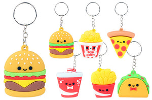 Fast Food Keychain (Rubber) (1.5"-2")