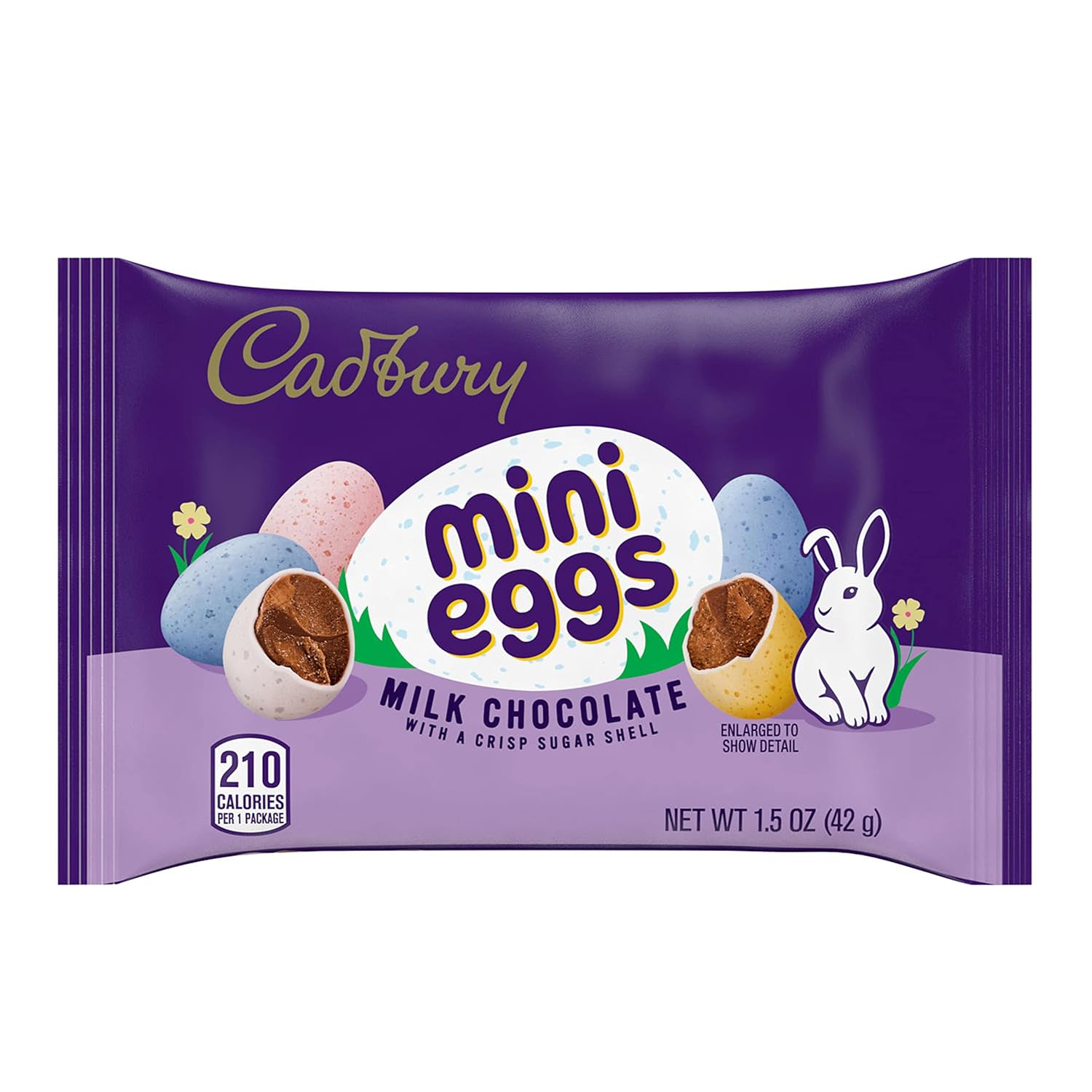 CADBURY MINI EGGS Milk Chocolate, Easter Candy Bag, 1.5 oz (Best By: 01/2026, 03/2026)