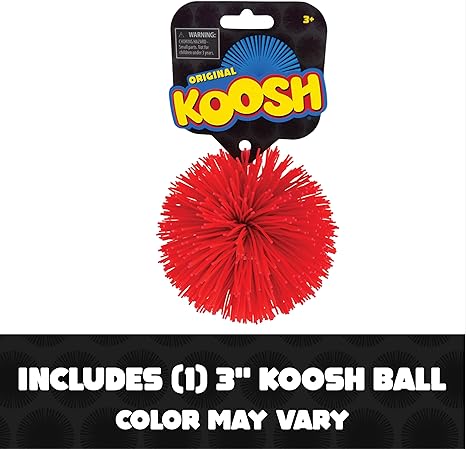 Koosh Balls 3 inch, Assorted Colors - Kids Outdoor Toys, Beach Toys, Kids Games, Outdoor Games for Adults and Family, Outdoor Games for Kids, Kids Toys, Fidget Toys for Kids, Ages 3+