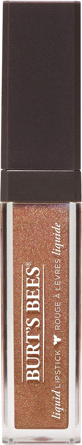 Burt's Bees 100% Natural Moisturizing Liquid Lipstick, Pouring Nude - 1 Tube, 1 Count