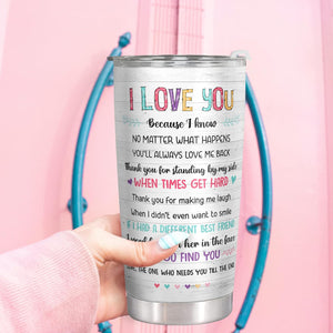Friendship Gifts for Women Friends - Galentines, Valentines, Birthday, Christmas Gift Ideas for Best Friend, Bestie, BFF - Presents for Female Unique - 20 Oz Stainless Steel Coffee Tumbler