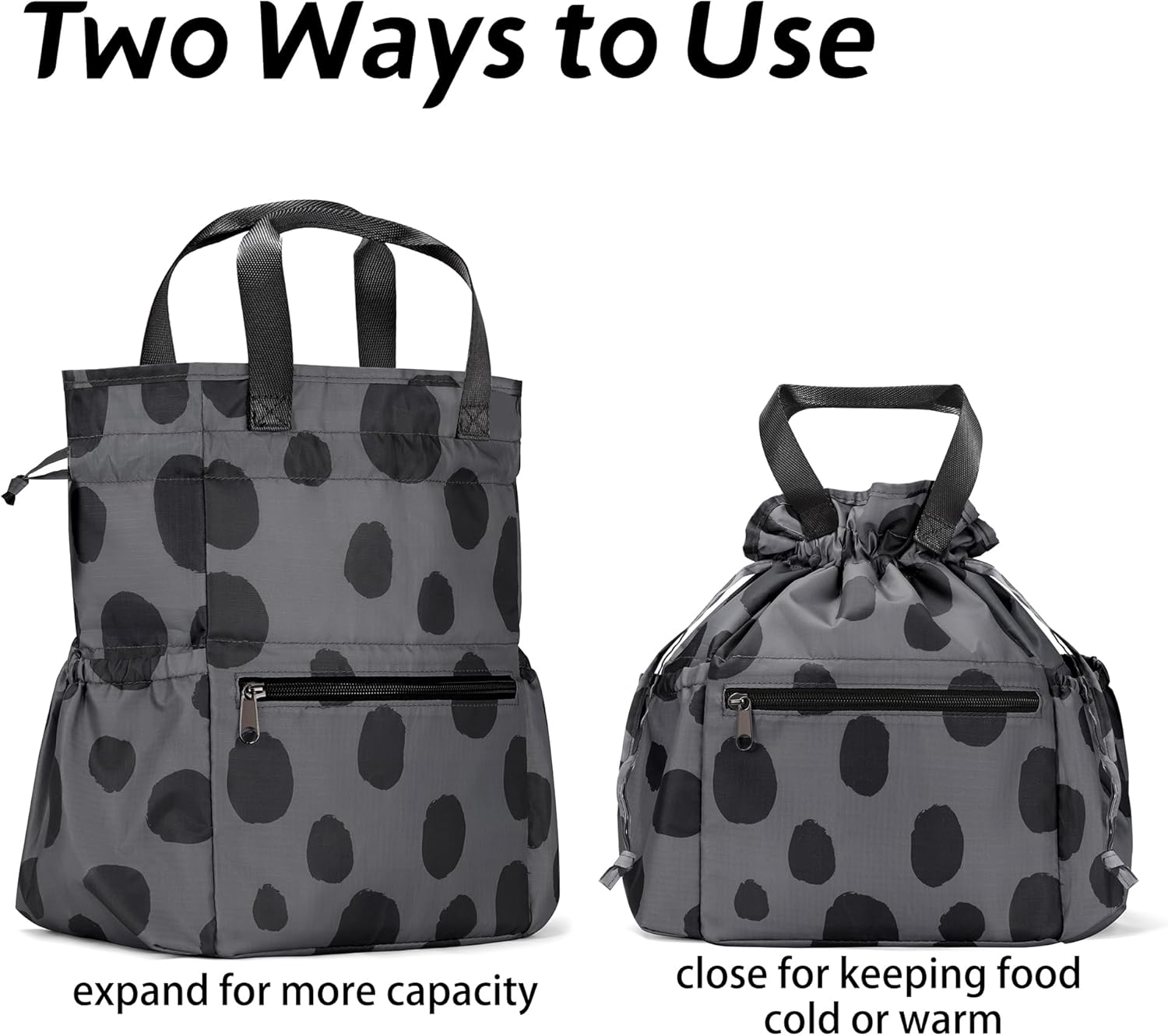 Lunch Bag for Women - Leakproof Insulated Cooler Bag for Work, Picnic, Camping, Beach - Cheetah