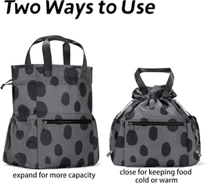Lunch Bag for Women - Leakproof Insulated Cooler Bag for Work, Picnic, Camping, Beach - Cheetah