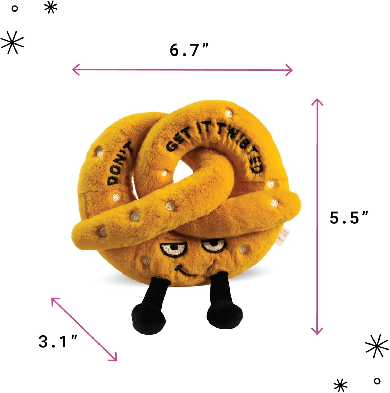 Punchkins-Pretzal Plushie - Don't Get It Twisted