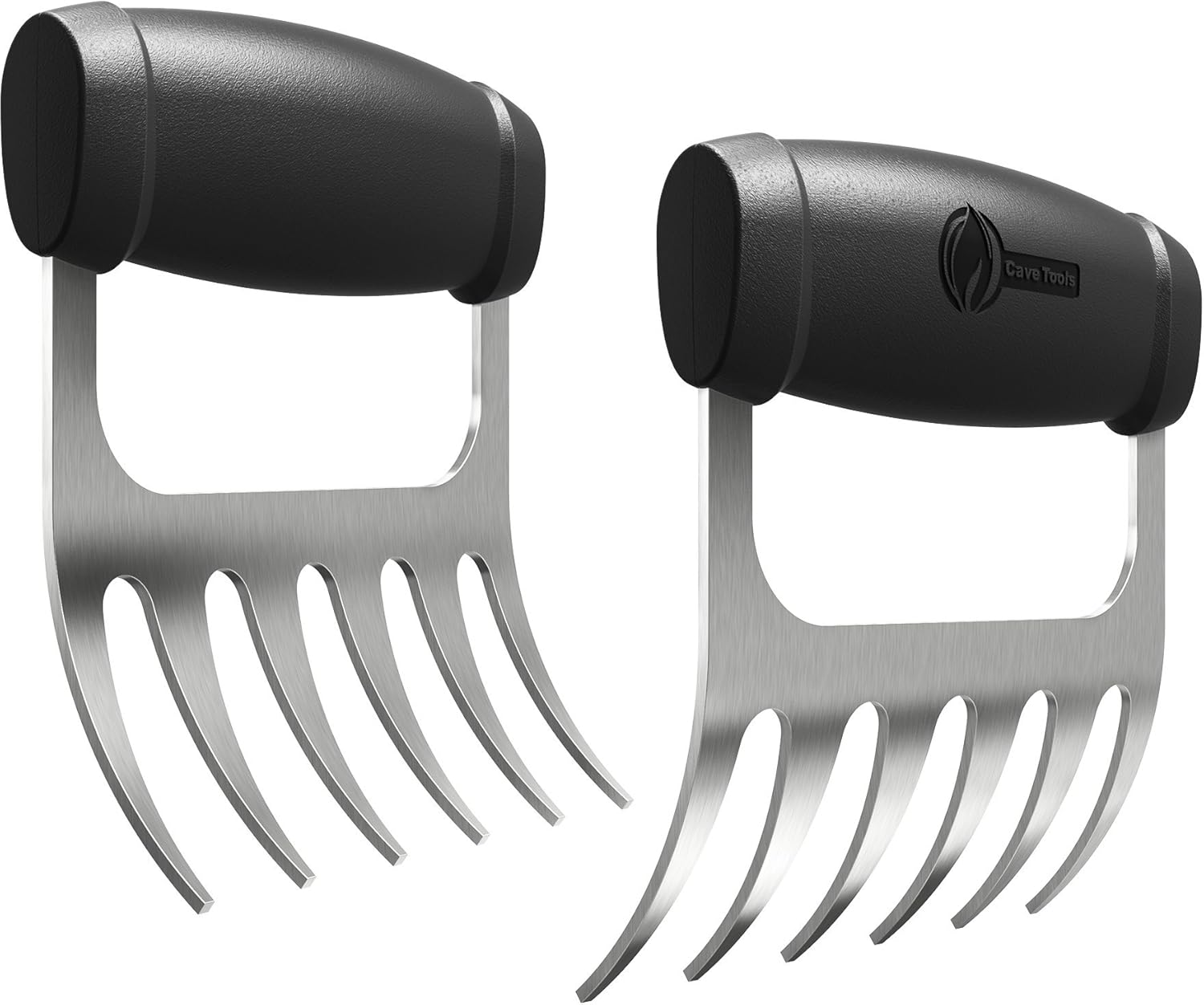 Metal Meat Claws for Shredding Pulled Pork, Chicken, Turkey, and Beef- Handling & Carving Food - Barbecue Grill Accessories for Smoker, or Slow Cooker - Knuckle Grip