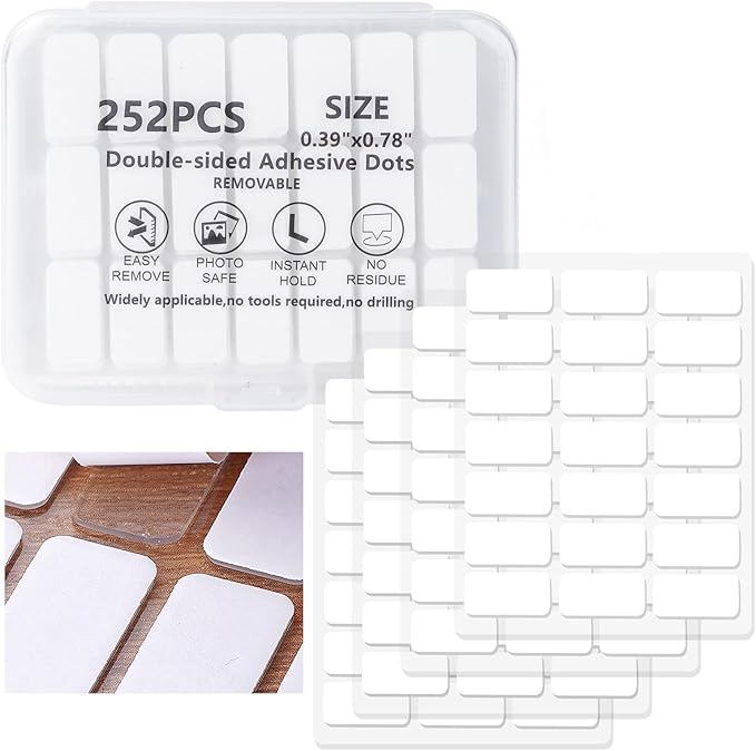 Clear Glue Point Dots Double Sided Removable Transparent Nano Adhesive Sticky Dots for Walls Balloons Craft Wedding Decoration