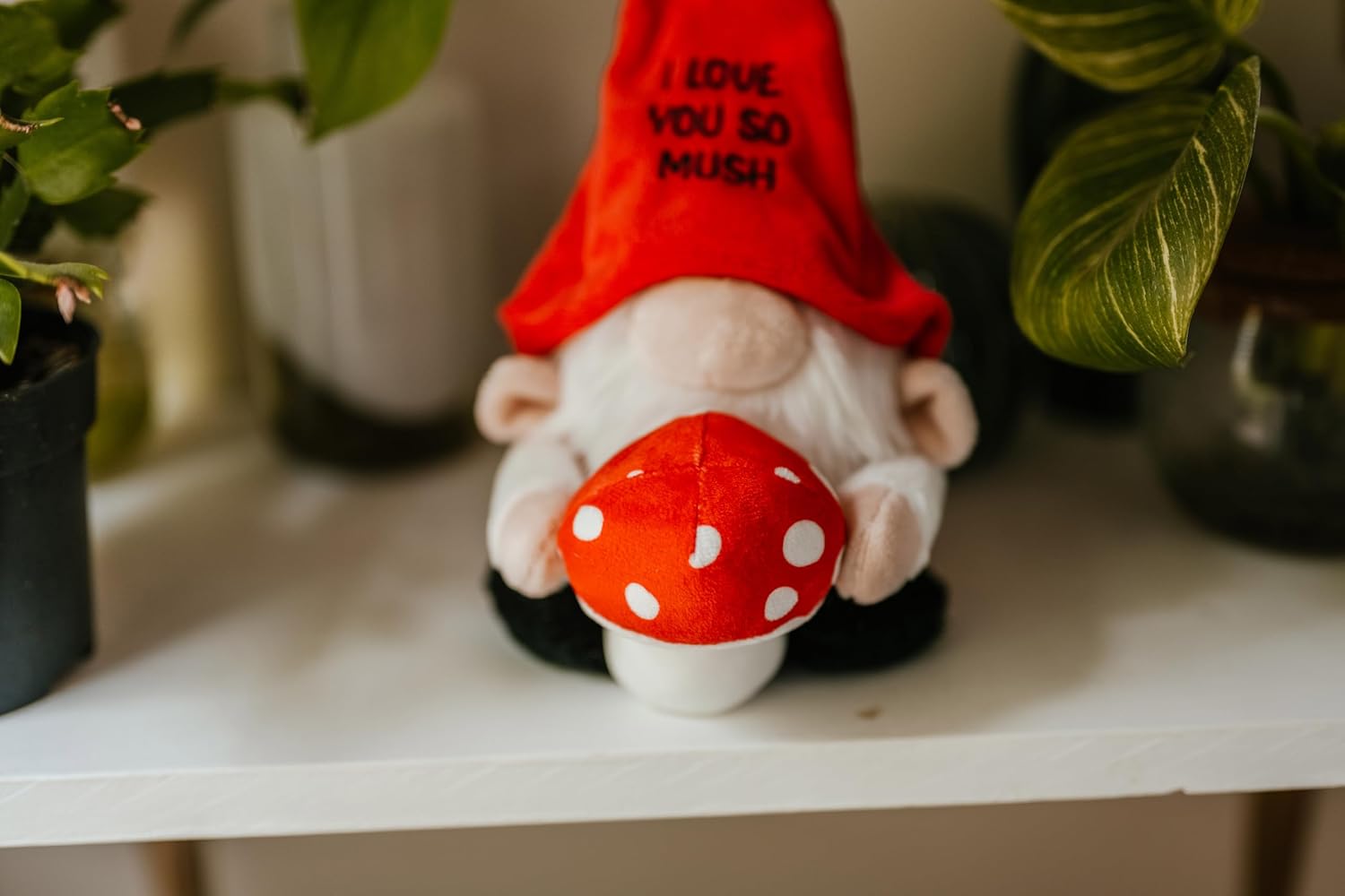 Punchkins-Gnome Mushroom Plushie - I Love You So Mush