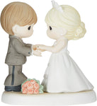 From This Day Forward Figurine, Bisque Porcelain, 5.2"x3.75"x5.5"H