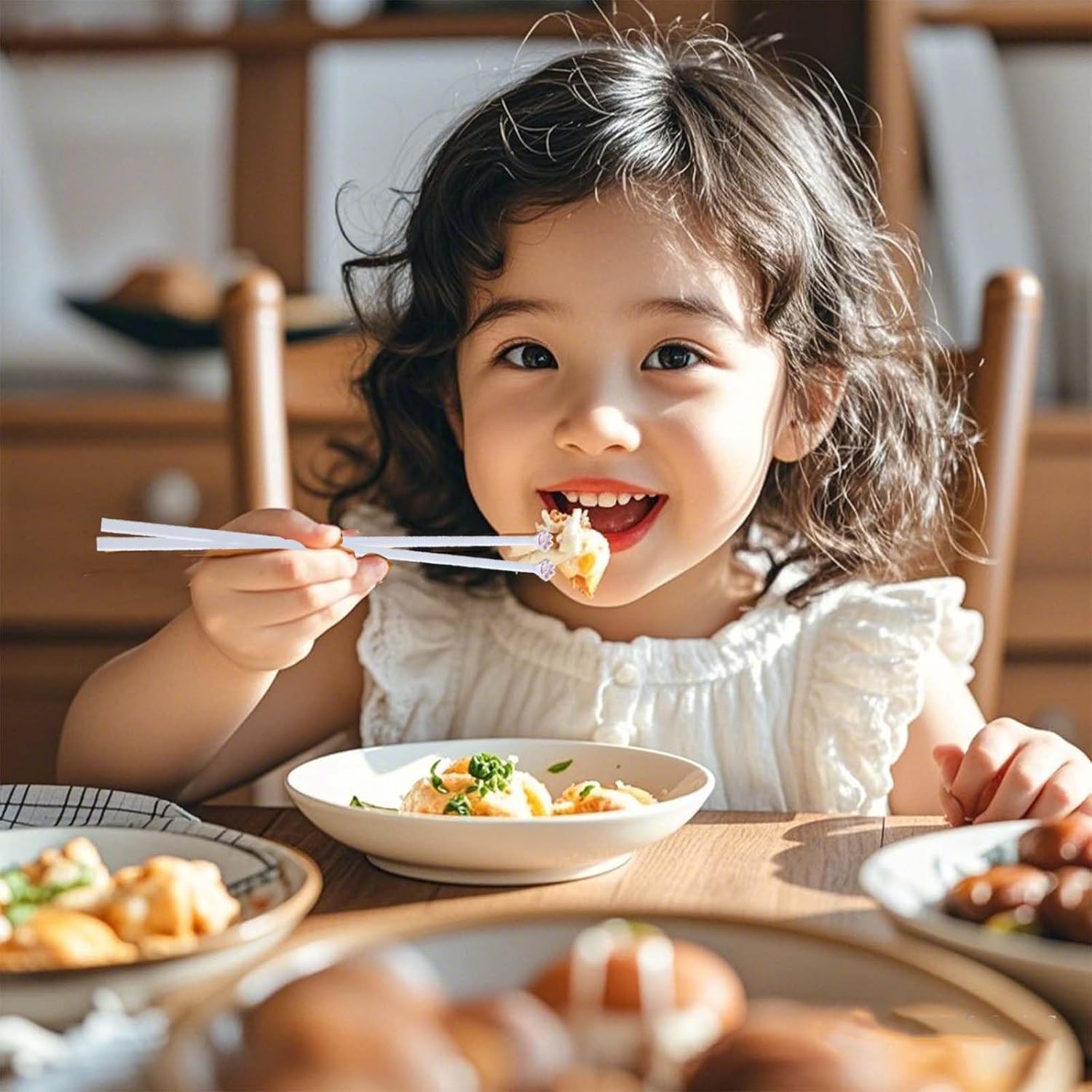 2 Pairs Cat Paw Chopsticks – Pink Paw Design, Non-Slip & Reusable, for Cat Lovers, Kids, and Beginners