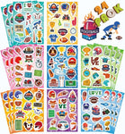 216PCS American Football Stickers, Rugby Theme Stickers Non-Repeating, Super Bowl Sunday, Rugby Team Fans, Football Bowl Sports Football Party Favors Decorations