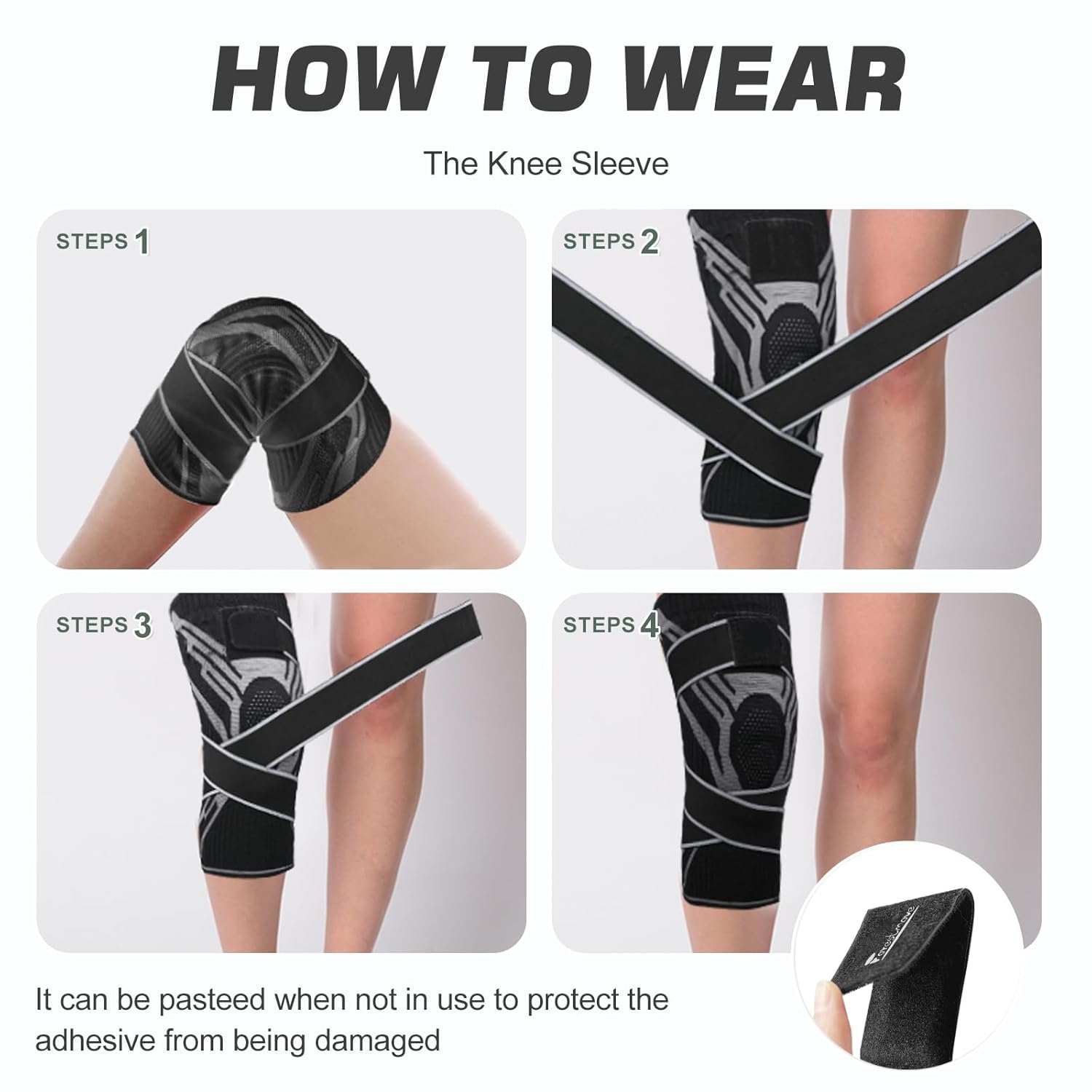 XL Compression Knee Sleeve for Women Knee Pain Relief Knee Brace with Side Stabilizers for Meniscus Tear, Inflammation Relief, and Circulation, Knee Support for Women and Men