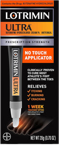 Lotrimin Ultra with No Touch Applicator,1 Week Athlete's Foot Treatment Cream