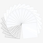 White Permanent Vinyl for Cricut, 12" x 12" Permanent Adhesive Vinyl Sheets-20pc