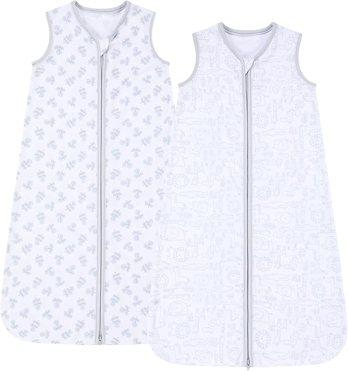 DaysU Cotton Baby Sleep Sack, Sleeping Bag 2pk-Size Small-Animals