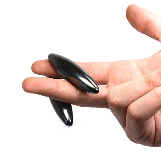 2.4” Long Hematite Zingers | Stress Relief Magnetic Fidget-2pk