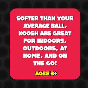 Koosh Balls 3 inch, Assorted Colors - Kids Outdoor Toys, Beach Toys, Kids Games, Outdoor Games for Adults and Family, Outdoor Games for Kids, Kids Toys, Fidget Toys for Kids, Ages 3+