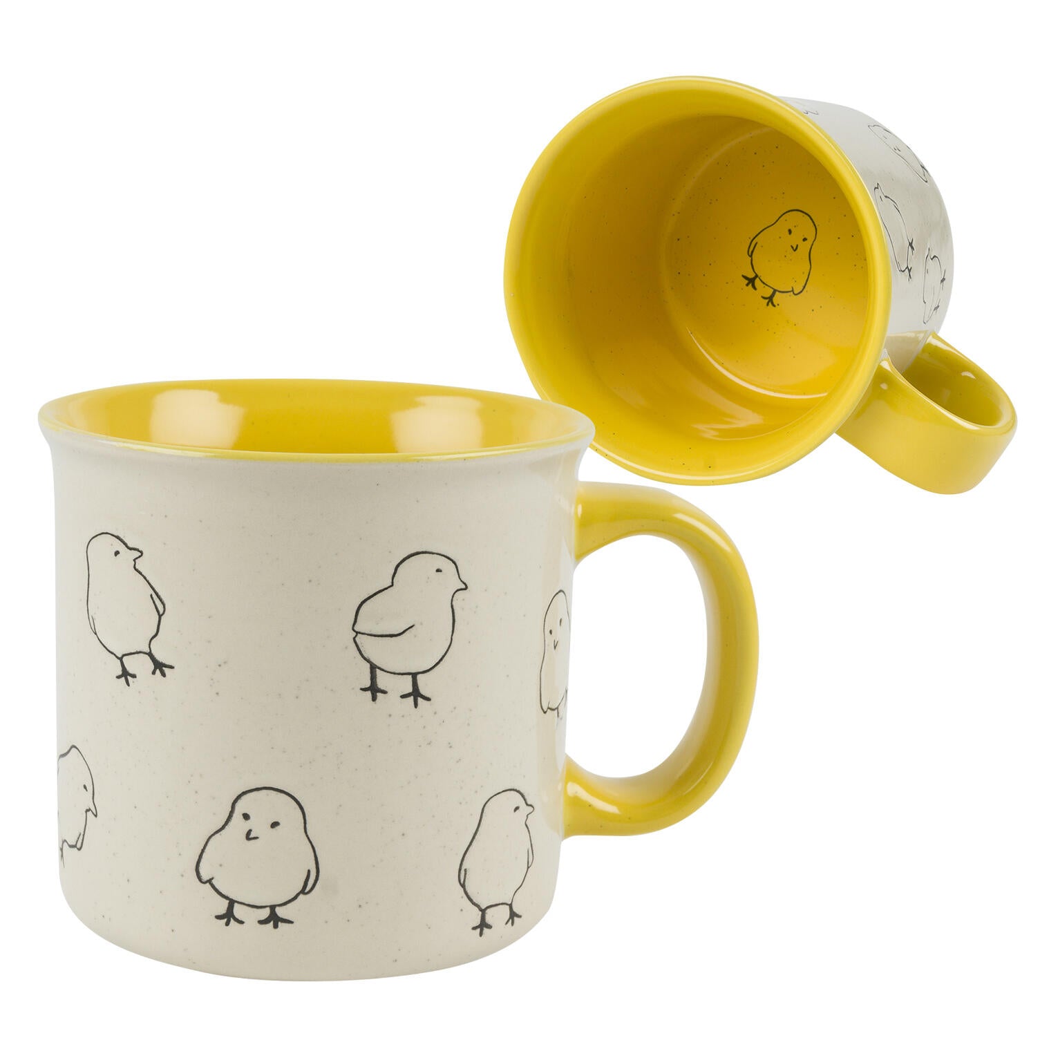 Chicken Design Stoneware Mug- 20.9oz