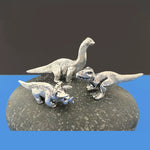 3 Pc. Dinosaur Miniatures W/Pouch