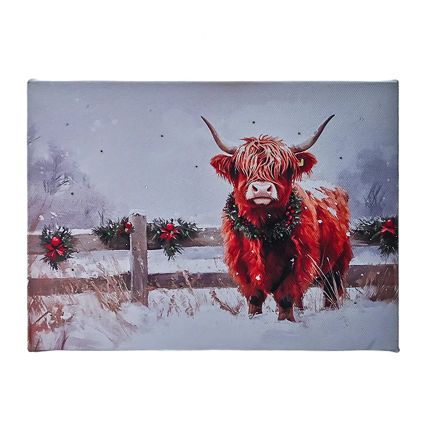 Highlander Fence Lights Up! Has Timer! Wall Decor/Shelf Decor