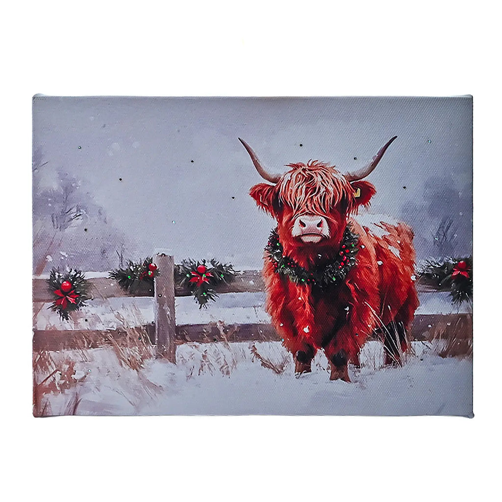 Highlander Fence Lights Up! Has Timer! Wall Decor/Shelf Decor
