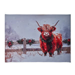 Highlander Fence Lights Up! Has Timer! Wall Decor/Shelf Decor