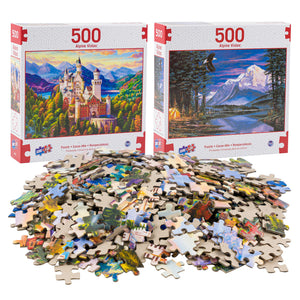 500pc Alpine Vistas Puzzle