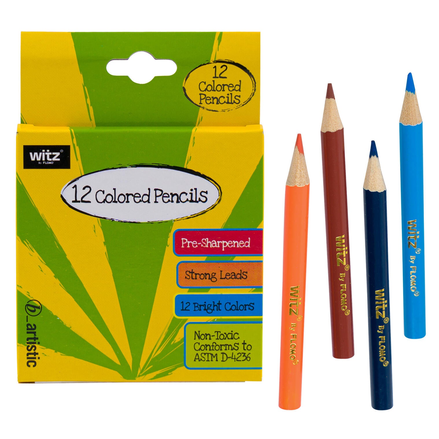 12pc Colored Pencil- Multicolor