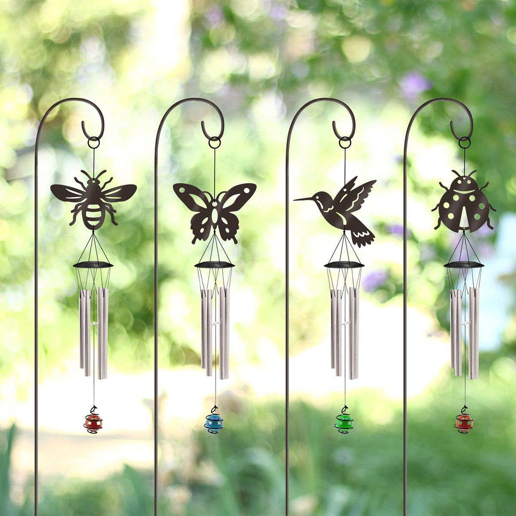 Windchime Garden Stakes with Shepherd Hook