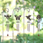 Windchime Garden Stakes with Shepherd Hook