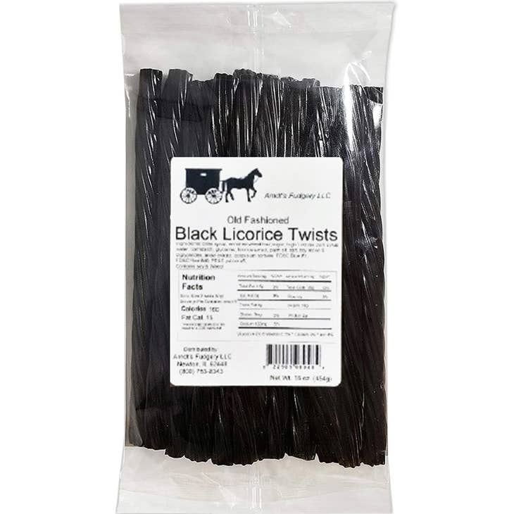Amish made Licorice Twists 16 oz. Bag