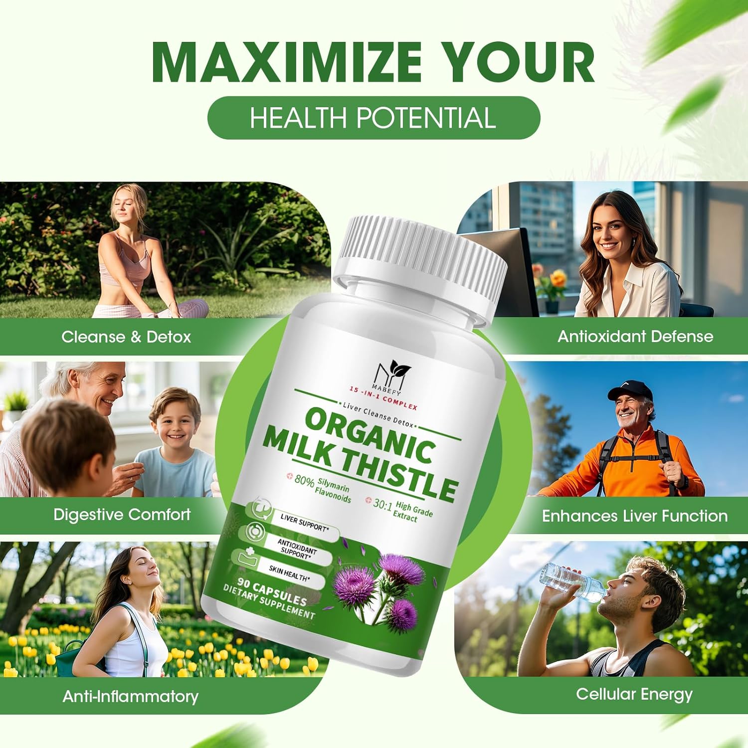 Liver Support Supplement Milk Thistle Extract with Silymarin, Glutat Hooked on Pickin' Liver Support Supplement Milk Thistle Extract with Silymarin, Glutat Hooked on Pickin'