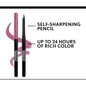 CG  All-Day Lip Liner, Retractable Tip, Easy application, Smudge, Transfer, Mask - Proof