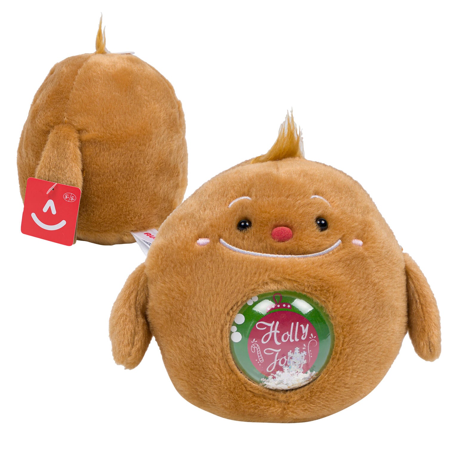 Holly Jolly Gingerbread Plush- 5"