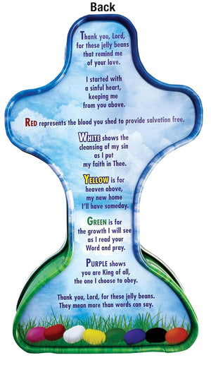 Scripture Candy, Jesus Saves! The Jelly Bean Prayer Cross Tin with Jelly Beans (Best By: 8/31/26)