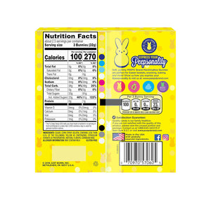 Peeps, Yellow Marshmallow Bunny Easter Candy, Gluten Free, 3 oz (Best By: 07/2025, 03/2026)
