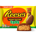 REESE'S Milk Chocolate Snack Size Peanut Butter Eggs, Easter Candy Bag, 9.6 oz (Best By: 9/2025))
