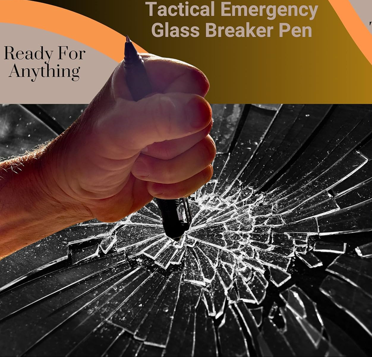 Tactical Pen, Emergency Glass Breaker Pen, Tactical EDC Pen, Multitool pen