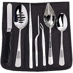 Nuvantee Plating Tools - Professional Chef Kit - 8 Piece Culinary Plating Set - Stainless Steel