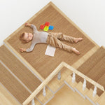 Non-Slip Carpet Stair Tread Mat 31" x 31" Landing Rug, Washable Stair Carpet for Kids and Pets, 31"x31", Beige