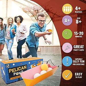 Ginger Fox - Pelican Pong, Ping Pong Ball Catching Game