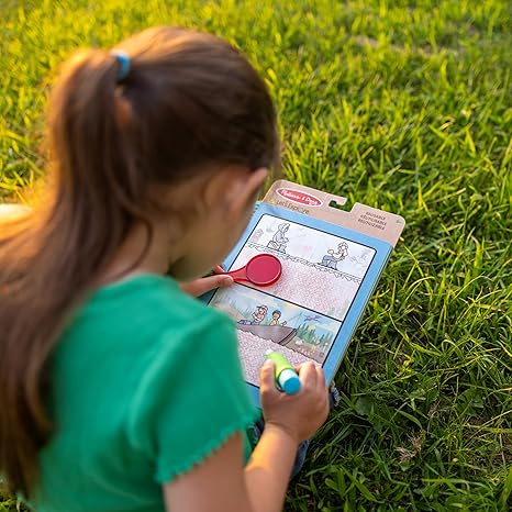 Melissa & Doug Let’s Explore Water Wow! Outdoor Adventure Deluxe Water-Reveal Pad – Reusable On The Go Travel Activity - Stocking Stuffers, Water Wow Activity Books For Toddlers Ages 3+
