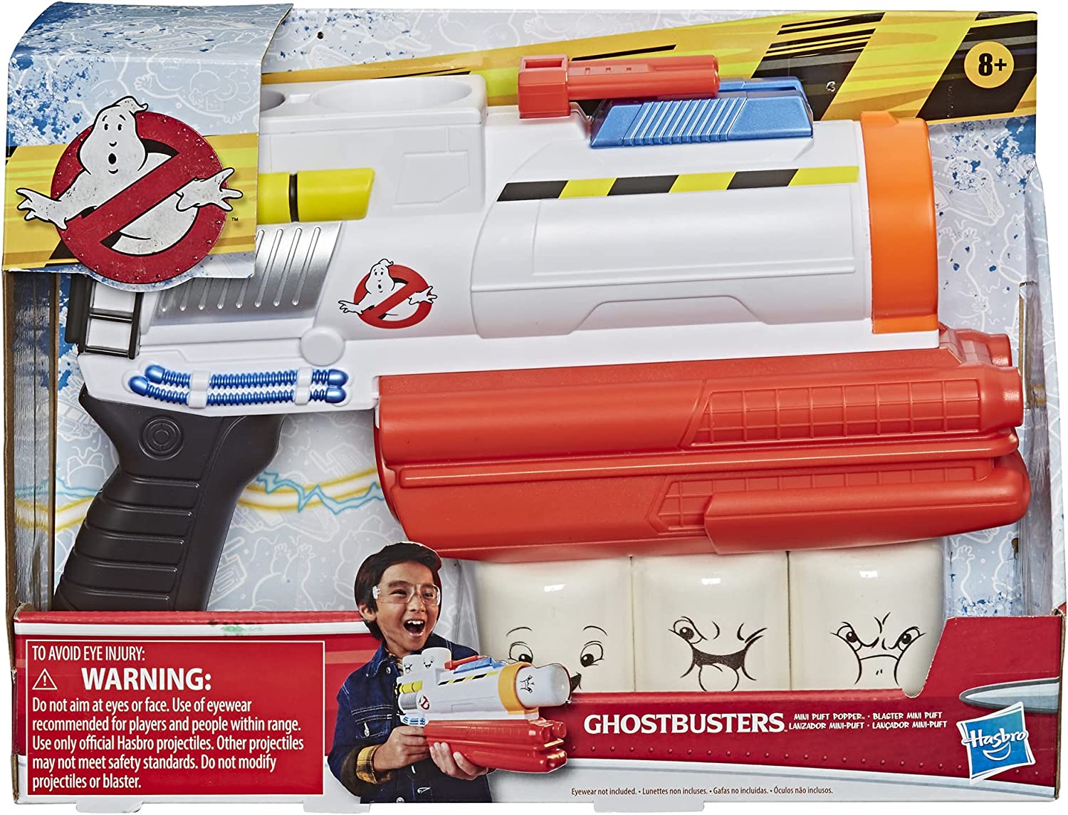 Hasbro Ghostbusters Mini-Puft Popper Blaster with 3 Foam Puft Popper Projectiles