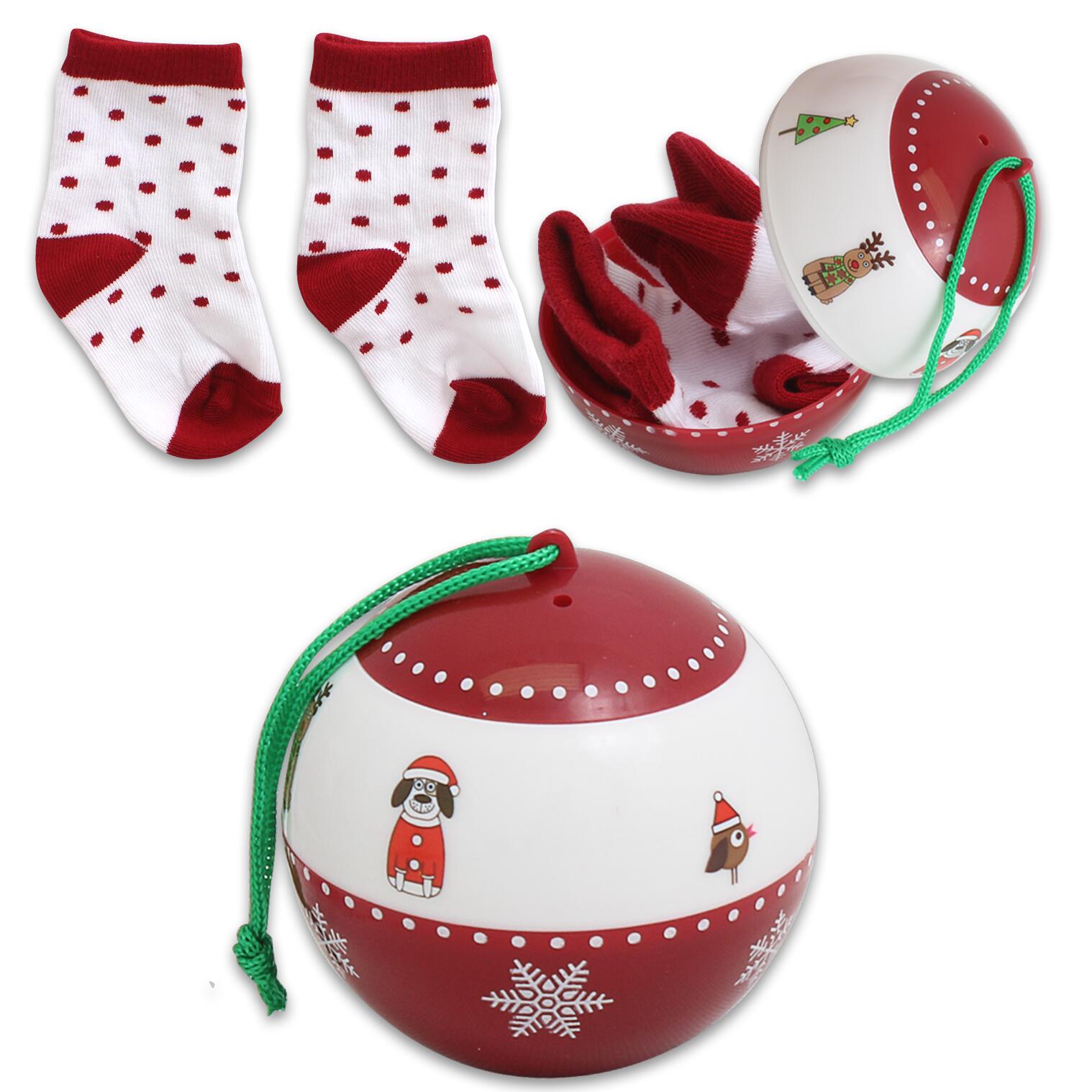 Tiny Tillia Kids' Ornament with Socks - 0-9 months