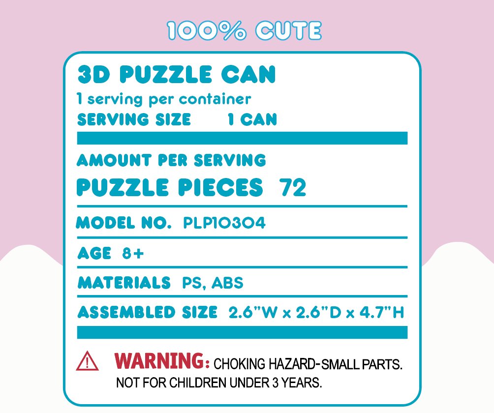 3D Jigsaw Puzzle Can: Cinnamoroll