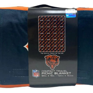 Oversized Picnic Travel Blanket 60"x72"- Chicago Bears